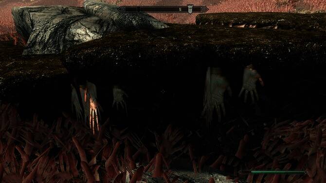 《上古卷轴5》奇葩新MOD的独特画面