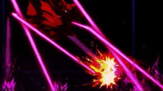 《机动战队VS》必杀技演出画面