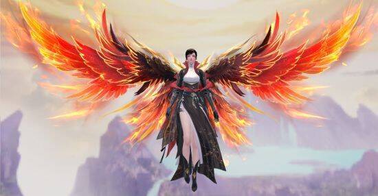 神战焰华羽翼静态展示1