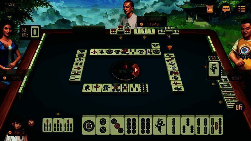 麻将游戏画面示例4