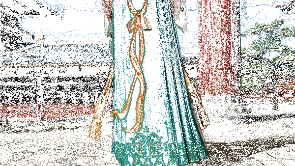 先农稼穑裙摆纹路动图