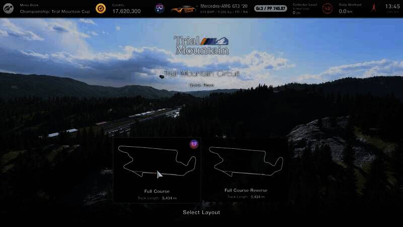 山岳考验赛车场图片