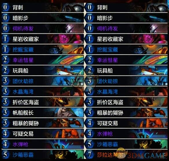 标准连击海盗贼卡组相关图片