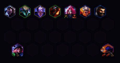 金铲铲之战S14重装亚飞阵容站位图片