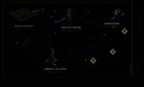 《沙丘：觉醒》全陆地图相关图片