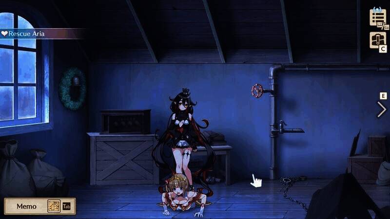 《囚狱公主：墮入圈套的少女们》游戏截图3