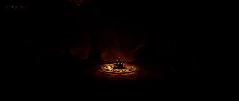 远古时期科乌斯城与塔林的场景图