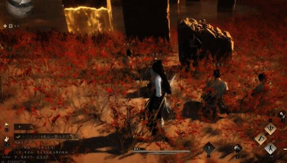 阿依苏右上角湖泊处与木爷爷对话位置图