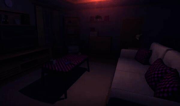 冲向客厅的画面