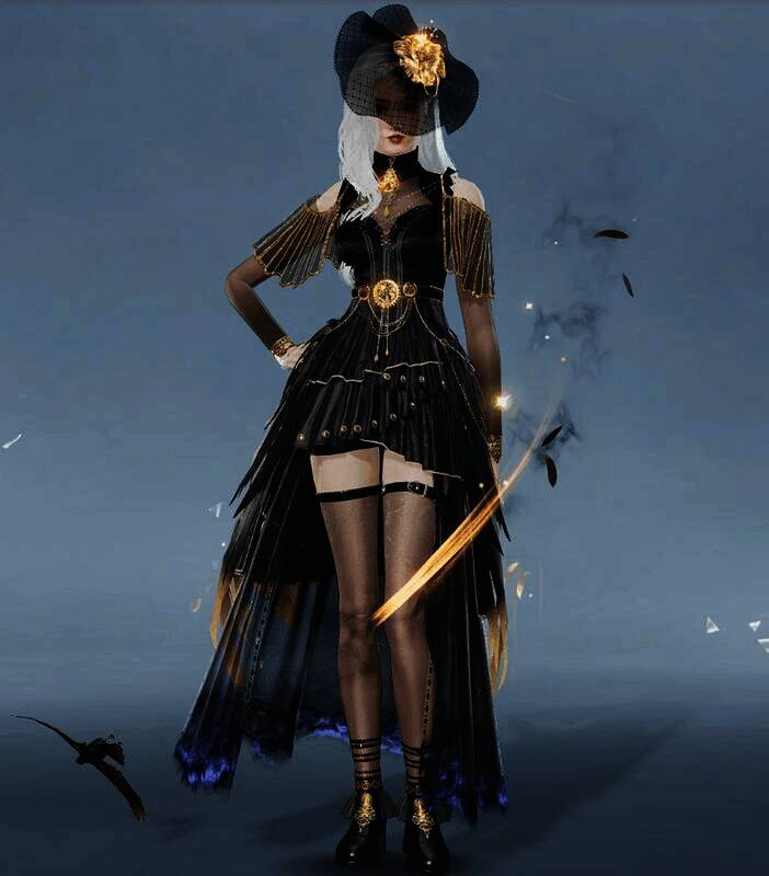 《星球：重启》墨翎悼歌时装另一角度展示图