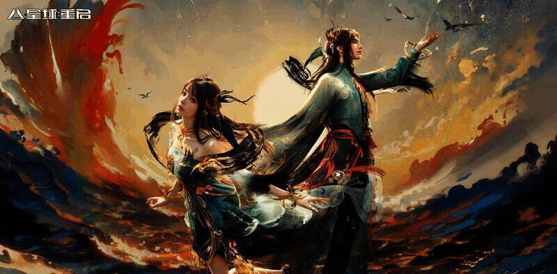 《星球：重启》墨染·离朱焕时装整体展示图