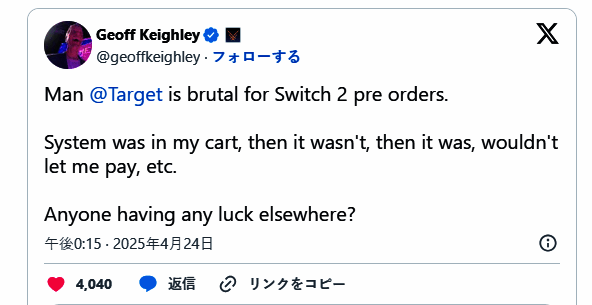 美国Switch 2预购混乱现场相关图片3