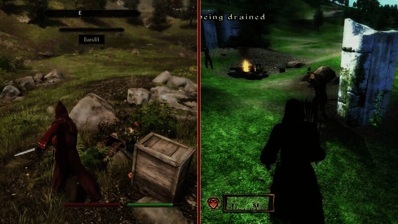 《上古卷轴4：湮灭重制版》与原版画面对比图12