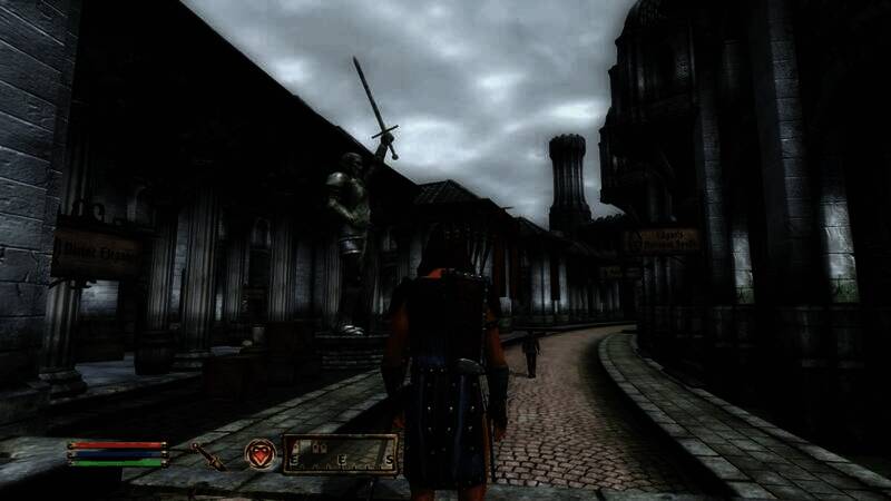 《上古卷轴4：湮灭重制版》与原版画面对比图15