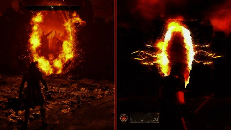 《上古卷轴4：湮灭重制版》与原版画面对比图20