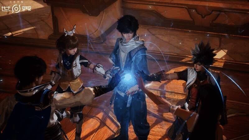 《王者荣耀世界》英雄战斗画面