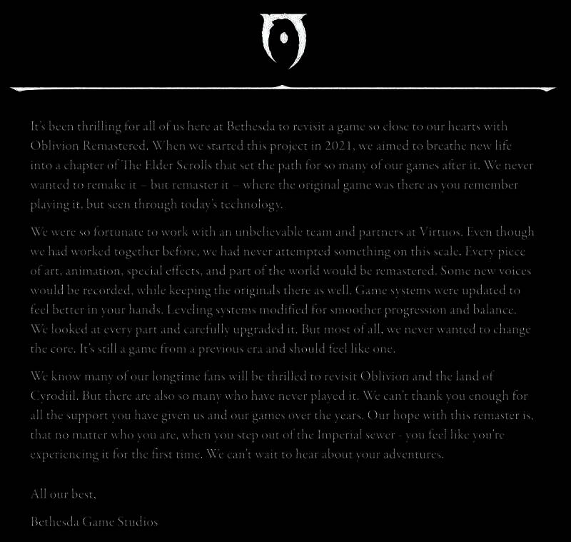 《上古卷轴4：重制版》相关宣传图片2