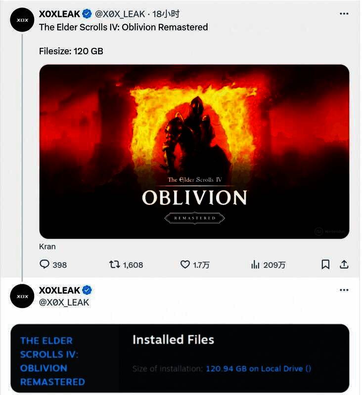 《上古卷轴4：湮没 复刻版》相关图片