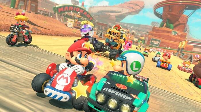 任天堂Switch2和《马里奥赛车：世界》相关宣传图