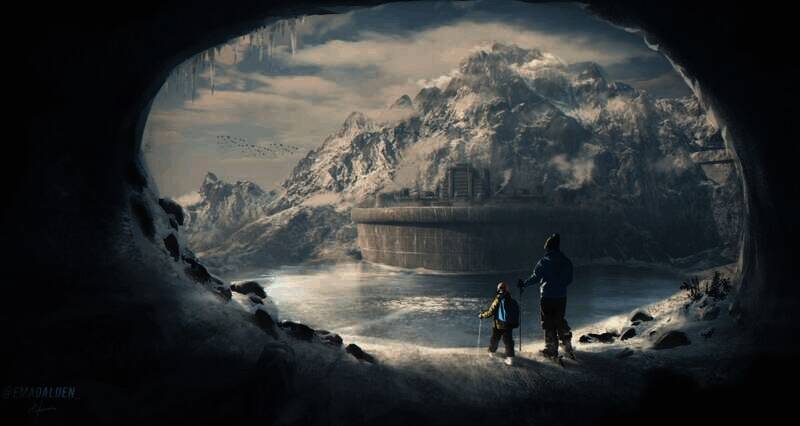 Emad Alden绘制的《战地》概念场景