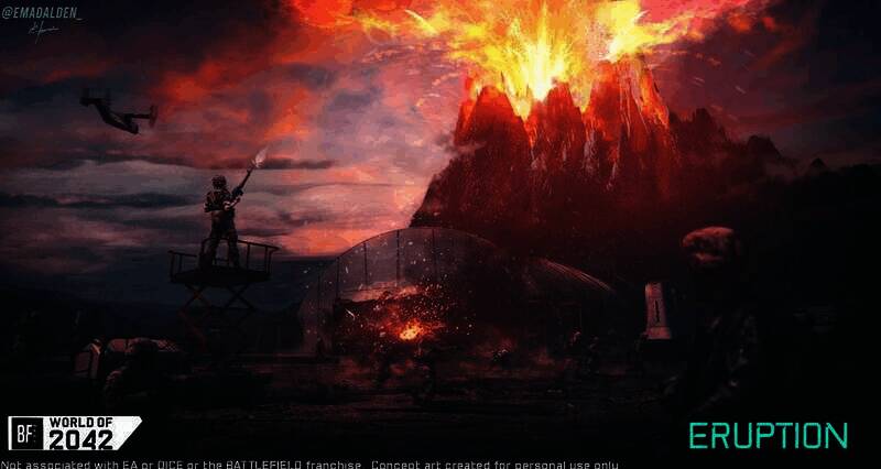 Emad Alden笔下的《战地》概念图场景