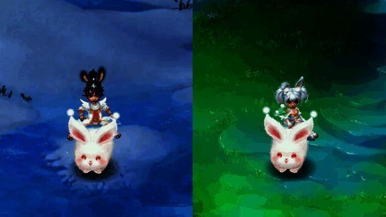 鹿角弯弯·咩咩锦衣搭配小福兔头饰及福兔是福祥瑞效果图