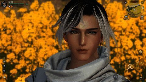 《逆水寒》手游照片捏脸不受表情影响效果展示动图