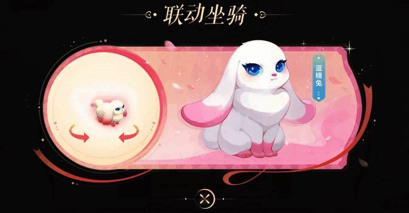 蓝瞳兔在游戏中的画面