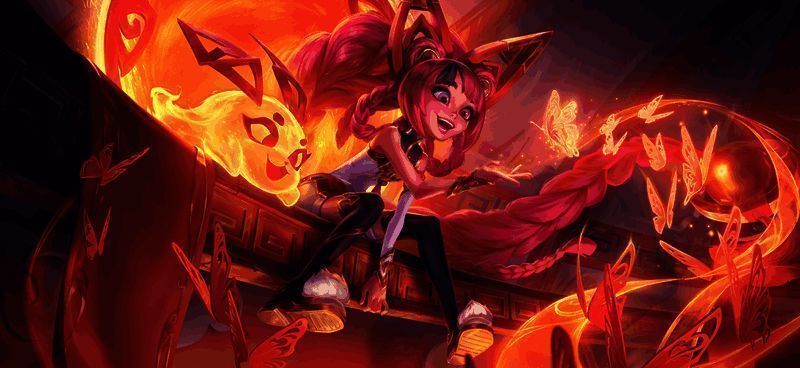 玉兔呈祥系列皮肤佐伊