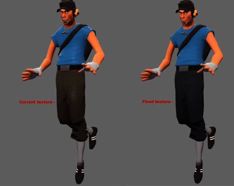 《军团要塞2》蓝队侦察兵形象图片