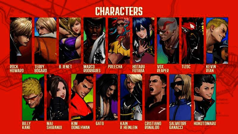 《饿狼传说：群狼之城》角色画面