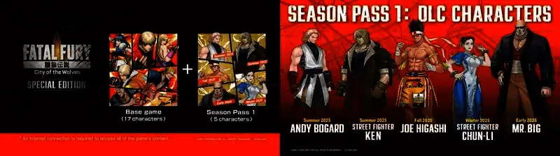 《饿狼传说：群狼之城》特别版宣传画面