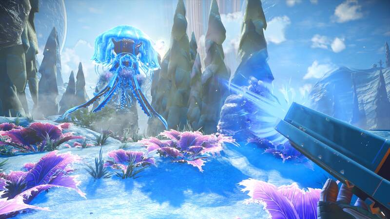 《无人深空》诅咒远征宣传图