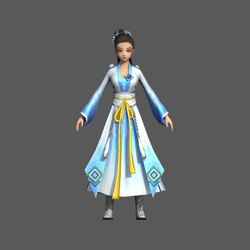 《九阴》手游风舞雪影风物志女性展示图