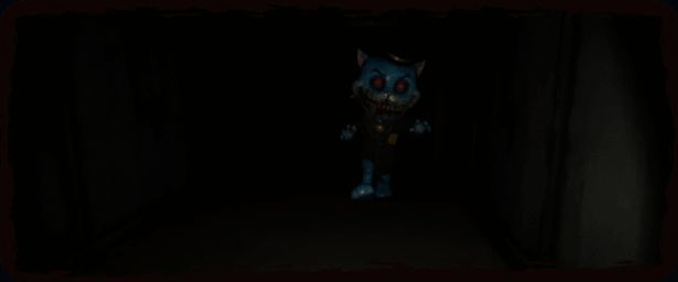 《Echoes of Steel》中被机械化玩偶追捕的场景