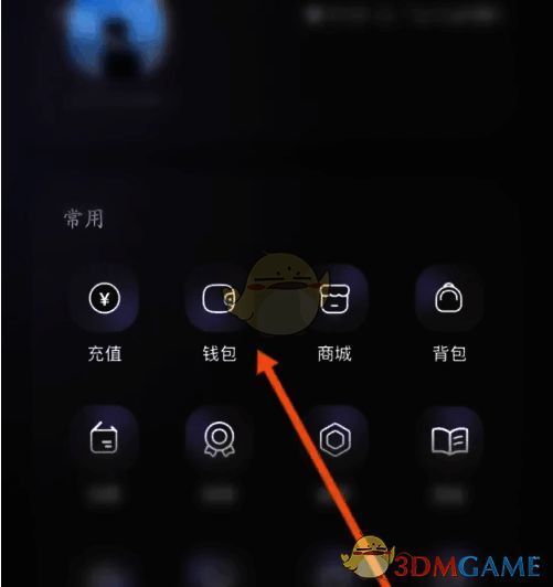 撕歌软件钱包选项页面图