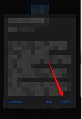 点击立即更新选项的配图