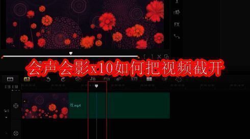 会声会影x10软件界面相关图片