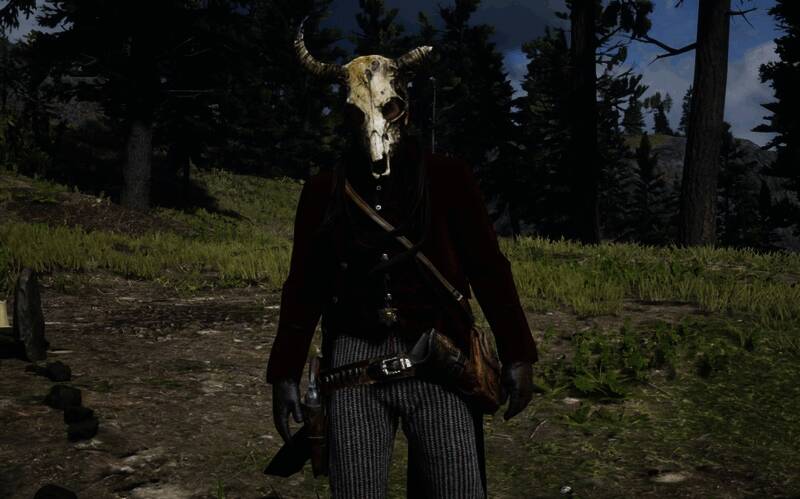 异教徒头骨面具图