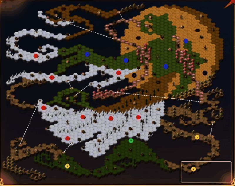 《火影忍者：忍者新世代》完整远征地图，包含各主题徽章分布及传送线路