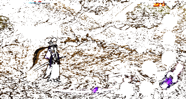 拔刀状态下地面普攻动作展示，包含挥砍与收刀动作