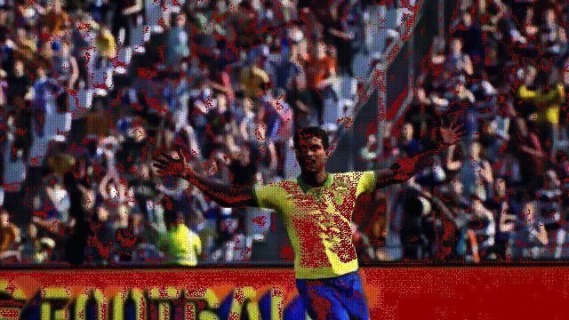 罗马里奥快速启动，完成一脚精彩射门动画