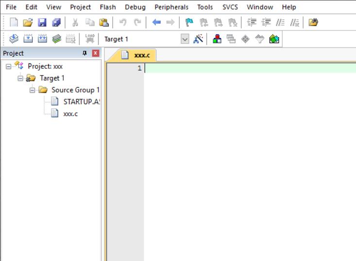 Keil uVision 5添加已有文件界面截图，展示文件导入操作