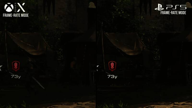 野外探索场景，植被密集处出现渲染问题