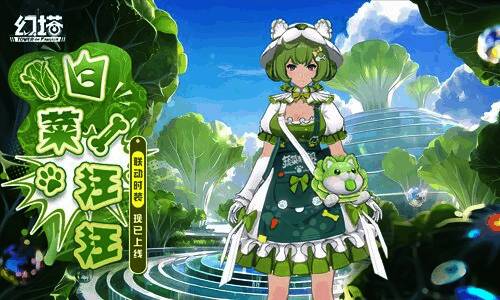 白菜汪汪时装造型可爱，载具胖菜墩设计独特