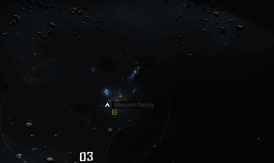 舰队正在搜寻被恒星风暴摧毁的舰船残骸