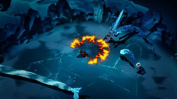 传说法师2魔法战斗场景，展现绚丽法术组合特效