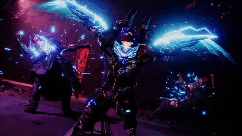 游戏场景全景图，广阔的荒野与城市废墟交织，充满末世感与科技感