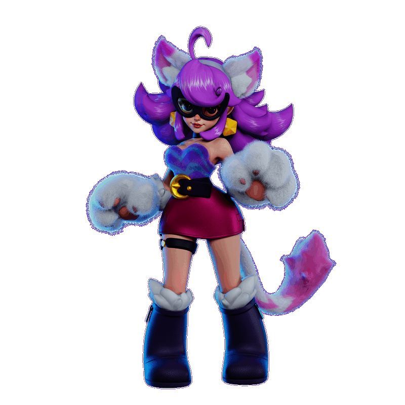 摩摩可在人形与猫形间灵活转换