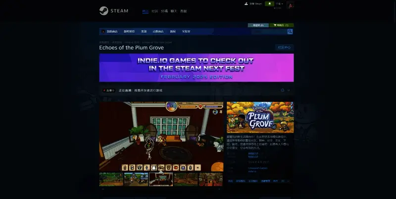 《梅林回响》Steam 平台相关图片